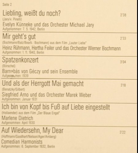 V.A.Der goldene Trichter Vol.3: Willy Fritsch... Commedian Harmon., H&ouml;rzu Exclusiv (038-32 469), D, histRec Typ: LP Best.-Nr.: Y307 Preis: 6,00 Euro.