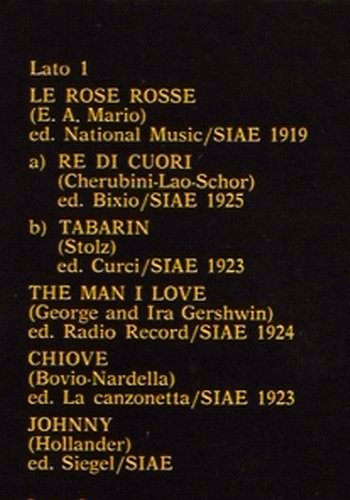 Milva: Canzoni Tra Le Due Guerre, Elan (ELA 8011), I, 1978 Typ: LP Best.-Nr.: Y516 Preis: 6,00 Euro.