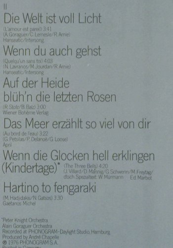 Mouskouri,Nana: Die Welt ist voll Licht, Philips(9120 086), D, 1976 - LP - Y536 - 5,00 Euro
