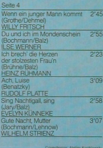 V.A.Das gro&szlig;e Wunschkonzert: Andersen...R&uuml;hmann, Foc, Odeon(178-31 084/85), D, Ri,  - 2LP - Y615 - 7,50 Euro