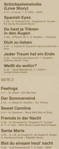 Kaiser,Roland: Die sch&ouml;nste Liebeslieder der Welt, Hansa(206 750-573), D, 1985 - LP - Y846 - 4,00 Euro