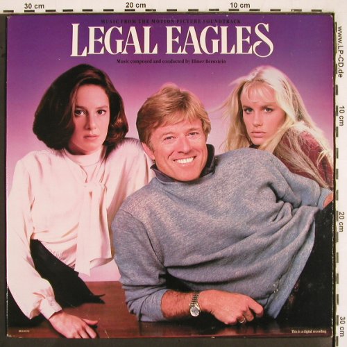 Legal Eagles: Music from, by Elmer Bernstein, MCA (MCA-6172), US, 1986 Typ: LP Best.-Nr.: V2594 Preis: 5,00 Euro