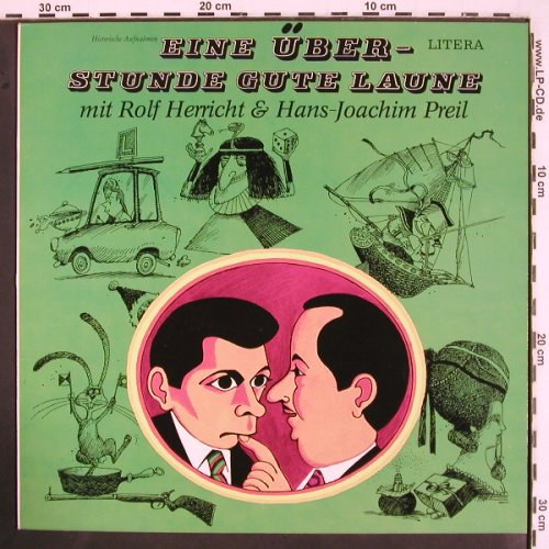 Herricht,Rolf & Hans-Joachim Preil: Eine Über-Stunde gute Laune, Litera (8 60 420), DDR, 1988 Typ: LP Best.-Nr.: V2636 Preis: 5,00 Euro