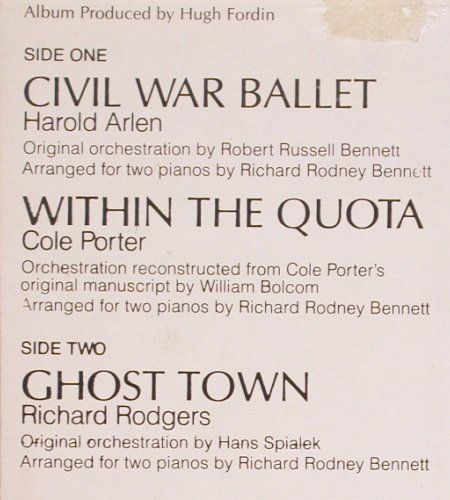 Bennett,Richard Rodney - plays the: Ballet Music, C.Porter,H.Arlen..., DRG Rec. (DRG 6102), US,vg+/vg+, 1978 Typ: LP Best.-Nr.: V2696 Preis: 5,00 Euro