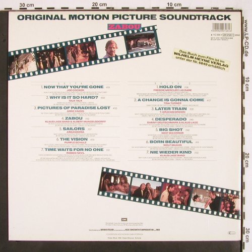Zabou - Götz George ist Schimanski: Joe Cocker...Klaus Lage Band, EMI (24 0728 1), D, 14 Tr Typ: LP Best.-Nr.: V2804 Preis: 4,00 Euro
