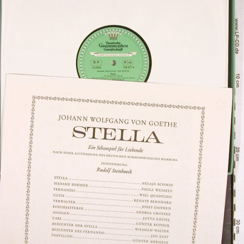 Stella - J.W.von Goethe: Ein Schauspiel für Liebende, Box, D.Gr. (168 076/77), D, R Stamp, 1966 Typ: 2LP Best.-Nr.: V2938 Preis: 12,50 Euro