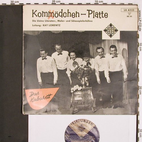 Kommödchen Platte: Die kleine Literaten, Kay Lorenz, Telefunken (LA 6233), D,VG-/VG- Typ: 10" Best.-Nr.: V2941 Preis: 9,00 Euro