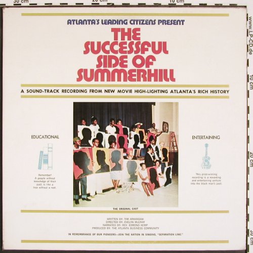 V.A.Successful side of Summerhill: from the Black History Movie,Foc, Atsumhill Records (SO 13435), US Typ: LP Best.-Nr.: V4313 Preis: 9,00 Euro