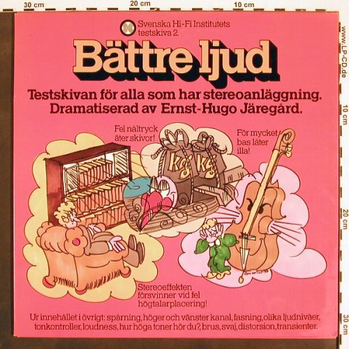 Testskiva 2 -Bättre ljud-Testplatte: Testskivan för alla som har stereo., Svenka HiFi Institut(76.23 678-01-2), S, Foc, 1977 - LP - V4480 - 7,50 Euro