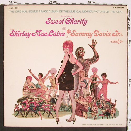Sweet Charity: Shirley McLaine, Sammy Davis Jr., Decca, vg+/m- (DL 71502), US, Foc, 1969 Typ: LP Best.-Nr.: V4659 Preis: 7,50 Euro