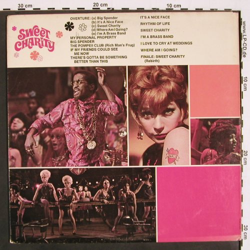 Sweet Charity: Shirley McLaine, Sammy Davis Jr., Decca, vg+/m- (DL 71502), US, Foc, 1969 Typ: LP Best.-Nr.: V4659 Preis: 7,50 Euro