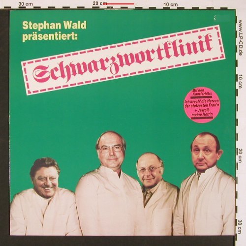 Wald,Stephan: Schwarzwortklinik, m-/vg+, Pläne (730 024), D, 1985 Typ: LP Best.-Nr.: V5114 Preis: 5,00 Euro