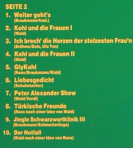 Wald,Stephan: Schwarzwortklinik, m-/vg+, Pläne (730 024), D, 1985 Typ: LP Best.-Nr.: V5114 Preis: 5,00 Euro