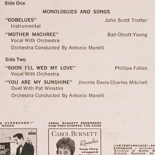 Gobel,George - Lonesome: In Person "At The Sands", Decca (DL 74163), US Typ: LP Best.-Nr.: V5238 Preis: 6,00 Euro