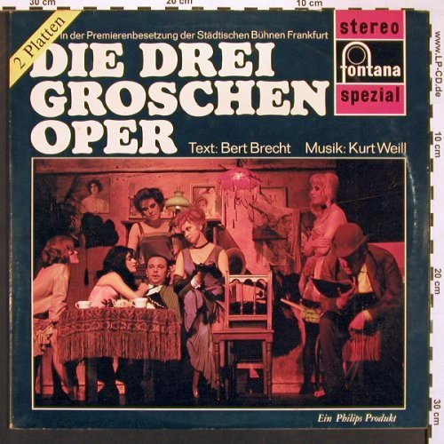 Drei Groschen Oper: Städtische Bühnen Frankfurt, Foc, Fontana special (700180/181WGY), D, m /vg+ Typ: 2LP Best.-Nr.: V5365 Preis: 9,00 Euro