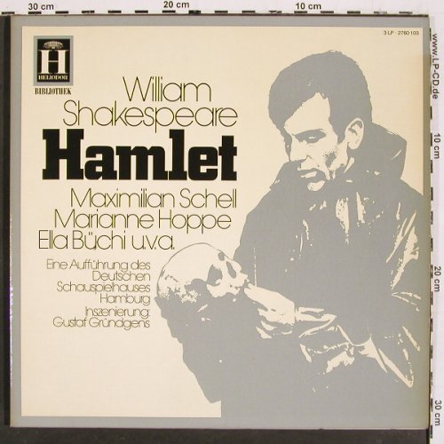 Hamlet - William Shakespeare: Maximilian Shell, M.Hoppe...,Foc, Heliodor (2760 103), D Typ: 3LP Best.-Nr.: V5467 Preis: 12,50 Euro