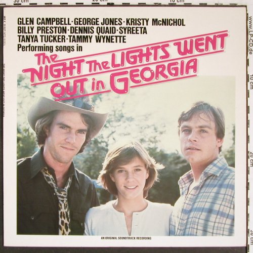 Night Lights Went Out In Georgia: Original Soundtr., Mirage (MIR K 50 827), D, 1981 Typ: LP Best.-Nr.: V5481 Preis: 5,00 Euro