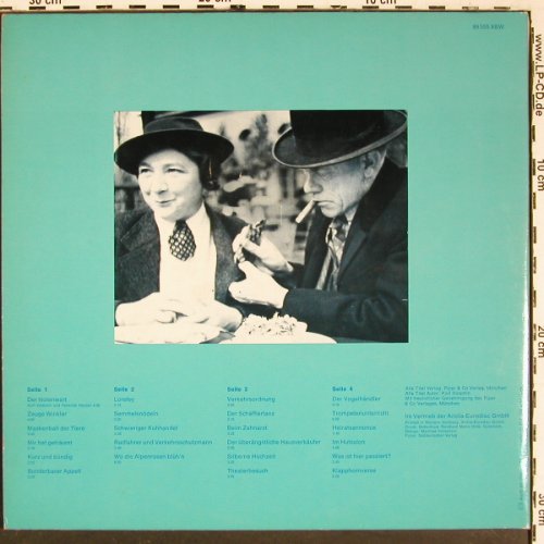 Valentin,Karl & Liesl Karlstadt: Same, Foc, Ariola (89 555 XBW), D, 1978 Typ: 2LP Best.-Nr.: V5582 Preis: 7,50 Euro