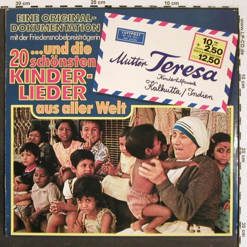 Mutter Teresa - Tondokumentation: ..und die 20 schönsten Kinderlieder, Marifon (47 948 XAU), D, 1980 Typ: LP Best.-Nr.: V5608 Preis: 6,00 Euro