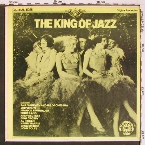 V.A.The King of Jazz - Bing Crosby: Paul Whitman,J.Venuti...u.a.(1930), Caliban (hist.rec.) (6025), US Typ: LP Best.-Nr.: V5694 Preis: 9,00 Euro