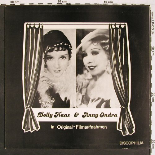 Haas,Dolly & Anny Ondra: in Original-Filmaufnahmen,(1931-37), Discophilia (DIS 265), D, 1979 Typ: LP Best.-Nr.: V5771 Preis: 12,50 Euro