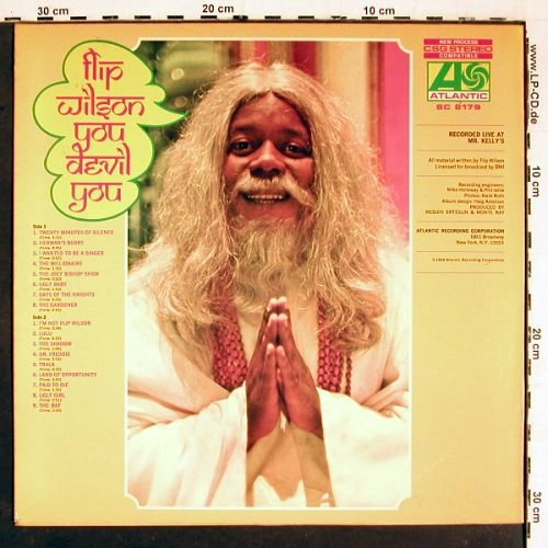 Flip Wilson: You Devil You, Atlantic (SC 8179), D, 1968 Typ: LP Best.-Nr.: V5802 Preis: 6,00 Euro