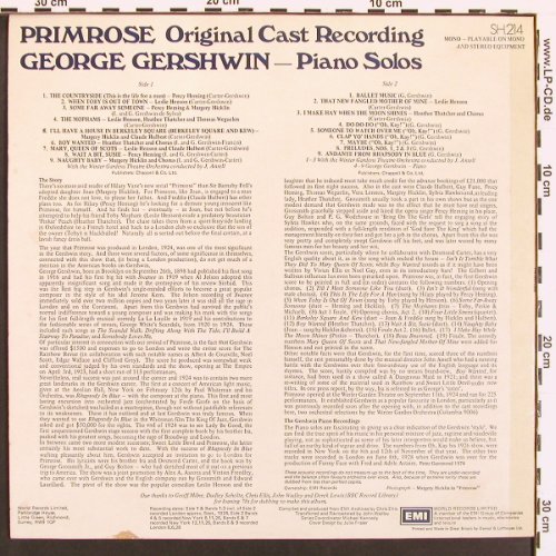 Primrose: Musical Comedy(1924-28)G.Gershwin, World Rec. EMI(SH 214), UK, Mono,  - LP - V5850 - 9,00 Euro
