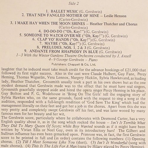 Primrose: Musical Comedy(1924-28)G.Gershwin, World Rec. EMI(SH 214), UK, Mono,  - LP - V5850 - 9,00 Euro
