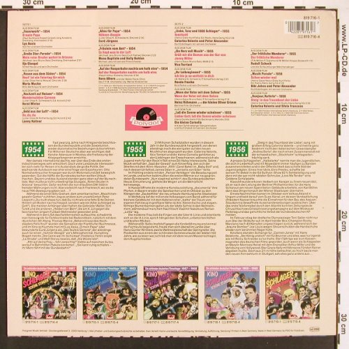 V.A.Kino-Schlager-Schöne Stunden: 1954-1956, Lys Assia... C.Valente, Polydor (819 716-1), D Typ: LP Best.-Nr.: V6077 Preis: 6,00 Euro