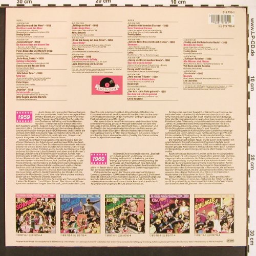 V.A.Kino-Schlager-Schöne Stunden: 1959-1960, Freddy... Leo Leandros, Polydor (819 718-1), D Typ: LP Best.-Nr.: V6078 Preis: 6,00 Euro