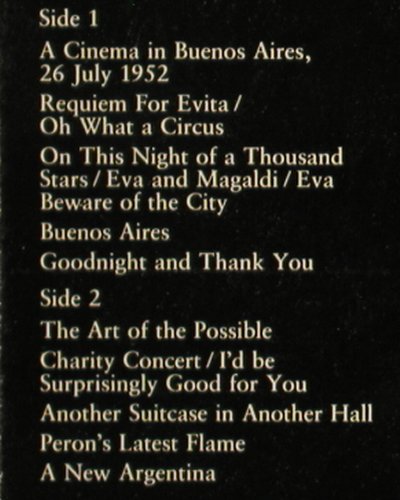Evita: Premier American Rec., Foc, MCA (2-11007), US, 1979 Typ: 2LP Best.-Nr.: V6164 Preis: 7,50 Euro