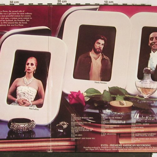 Evita: Premier American Rec., Foc, MCA (2-11007), US, 1979 Typ: 2LP Best.-Nr.: V6164 Preis: 7,50 Euro