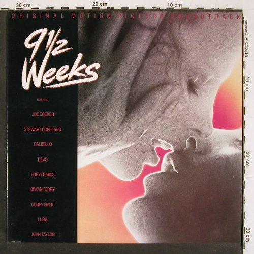 9 1/2 Weeks: Joe Cocker,Dalbello,Devo..10 Tr., Capitol (74 6722 1), NL, 1986 Typ: LP Best.-Nr.: V6165 Preis: 6,00 Euro