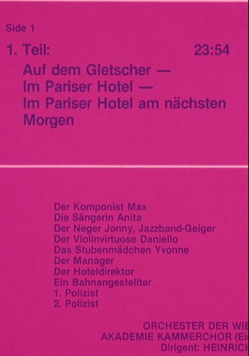 Krenek,Ernst - Jonny spielt auf: Die Jazzoper d.goldn. Zwanziger J., Amadeo (AVRS 13 257), A Typ: LP Best.-Nr.: V6173 Preis: 17,50 Euro