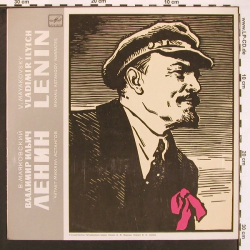 Vladimir Ilyich Lenin: Mikhail Astangov Narrates '62, Melodia - spoken rus. (010645-46), UDSSR, 1976 Typ: LP Best.-Nr.: V6177 Preis: 7,50 Euro