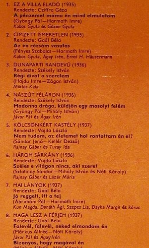 Kösznm,Hogy Imadott...: Az Elso Magyar Hangosfilmek Dalai, Qualiton(LPX 16628), H(1931-38), 1982 - LP - V6194 - 7,50 Euro