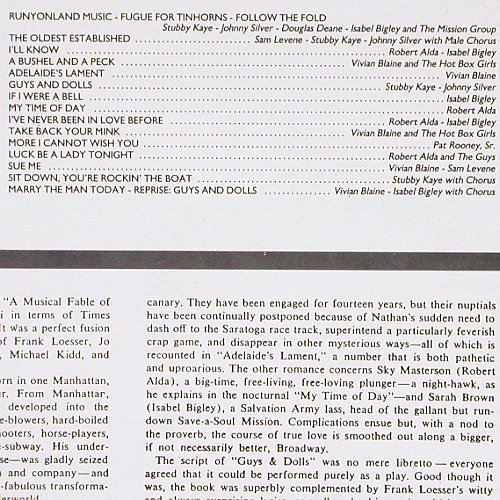 Guys & Dolls: Orig.Broadw Cast'55, Frank Loesser, Hallmark (SHM 3201), UK, Ri Typ: LP Best.-Nr.: V6202 Preis: 6,00 Euro