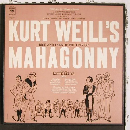 Mahagonny: Weill/Brechtwith Lotte Lenya, Box, Columbia (K3L 243), US, Mono, 1956 Typ: 3LP Best.-Nr.: V6566 Preis: 24,00 Euro.