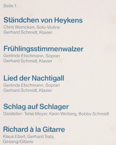 V.A.Die Bayern gehen und kommen!: Aufführung Richard Busch,R.Gassner, Polydor (intern) (VP 659), D Typ: LP Best.-Nr.: V6572 Preis: 6,00 Euro.