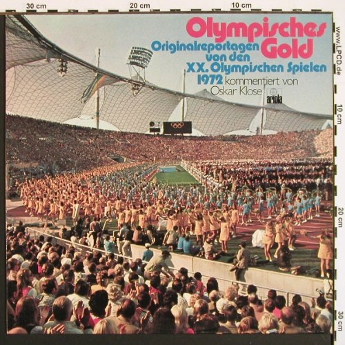V.A.Olympisches Gold: Originalreportagen v.d.XX Olym.Sp., Ariola(86 330 XAW), D, 1972 - LP - V7084 - 7,50 Euro