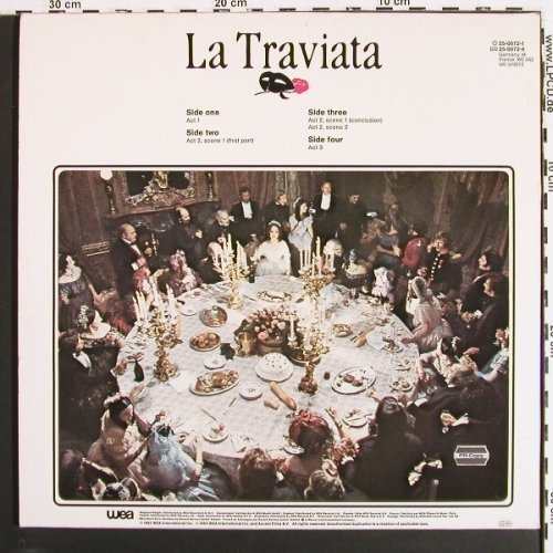 La Traviata: A Film by Fr.Zeffirelli, Foc, WEA(25-0072-1), D, 1983 - 2LP - V7312 - 12,50 Euro