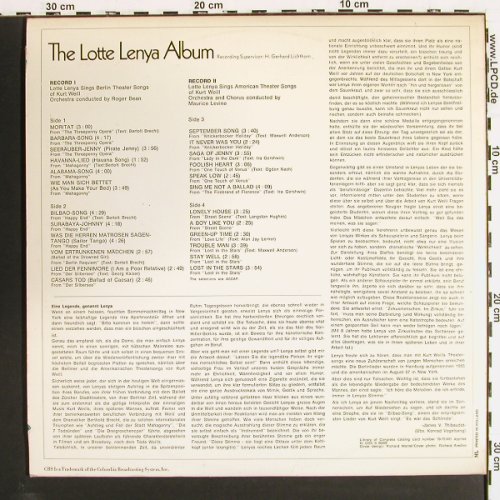Lenya,Lotte: The L.L.Album, Foc, m-/vg+, CBS(CBS 66 269), NL, 1970 - 2LP - V7319 - 7,50 Euro