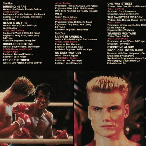 Rocky IV: Original Soundtrack, ScottiBros(260 14 040), D, 1985 - LP - V7759 - 9,00 Euro