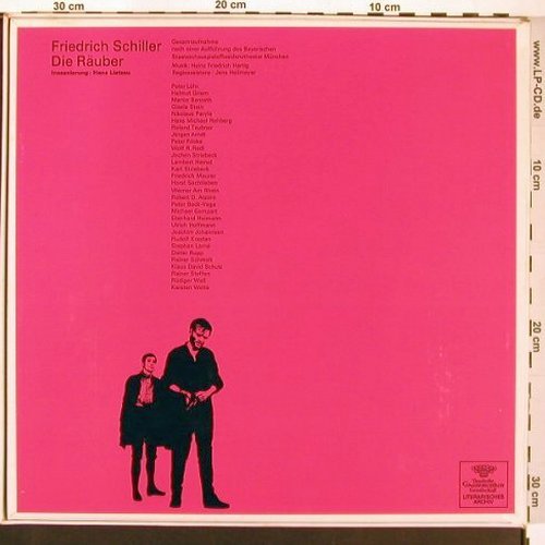 Die Räuber - FriedrichSchiller: Inszenierung Hans Lietzau, D.Gr. (643 559/61), D,m /vg+, 1969 Typ: 3LP Best.-Nr.: X9564 Preis: 15,00 Euro