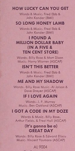 Funny Lady: Original OST, B.Streisand &sol; J.Caan, Arista (C 062-96394), D, m-&sol;vg+, 1975 Typ: LP Best.-Nr.: Y335 Preis: 5,00 Euro.