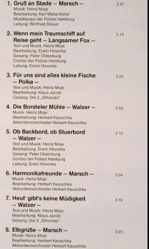 V.A.Elbgrüsse: Polizei HH... Akkord.-Orch Kauschka, Heinz Moje Jork/Teldec (66.23528-01), D Typ: LP Best.-Nr.: V2461 Preis: 6,00 Euro