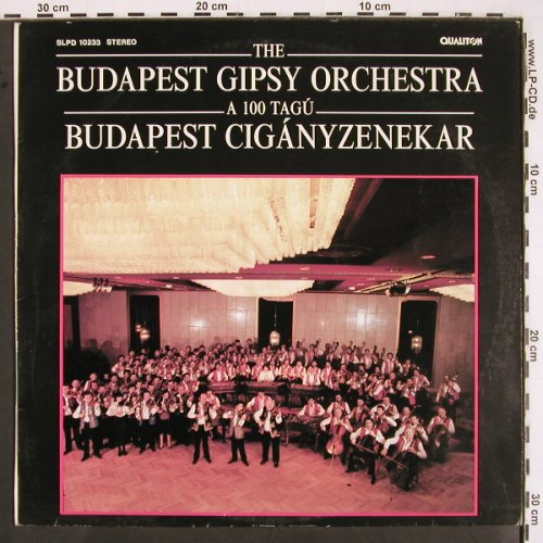 Budapest Gipsy Orchestra: Same, Laszlo Berki, Hungaroton (SLPD 10233), H, 1989 Typ: LP Best.-Nr.: V2493 Preis: 7,50 Euro