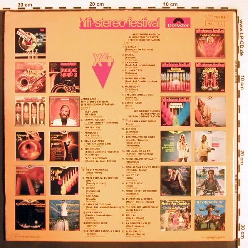 V.A.hifi-stereo-Festival: X4, James Last,Greger, V.A., Foc, Polydor (2437 359), F, vg+/vg+ Typ: 2LP Best.-Nr.: V2647 Preis: 5,00 Euro
