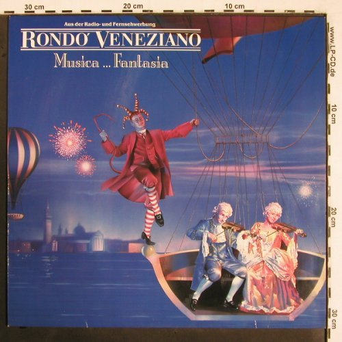 Rondo Veneziano: Musica...Fantasia, Baby Records/BMG (211 075), D, 1990 Typ: LP Best.-Nr.: V2648 Preis: 7,50 Euro