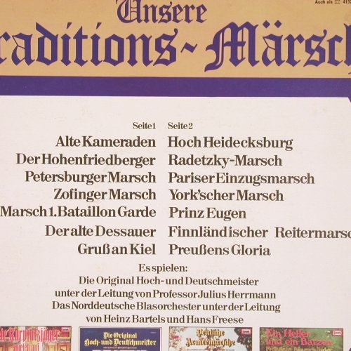 V.A.Unsere Traditions-Märsche: Prof.J.Herrmann, Europa (E 496), D, 1973 Typ: LP Best.-Nr.: V2907 Preis: 7,50 Euro